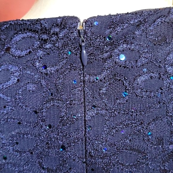 JH BLUE EVENING GOWN SIZE 6 - Picture 9 of 15